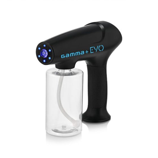 Gamma+ EVO Nano Mister in black, three-quarter front view