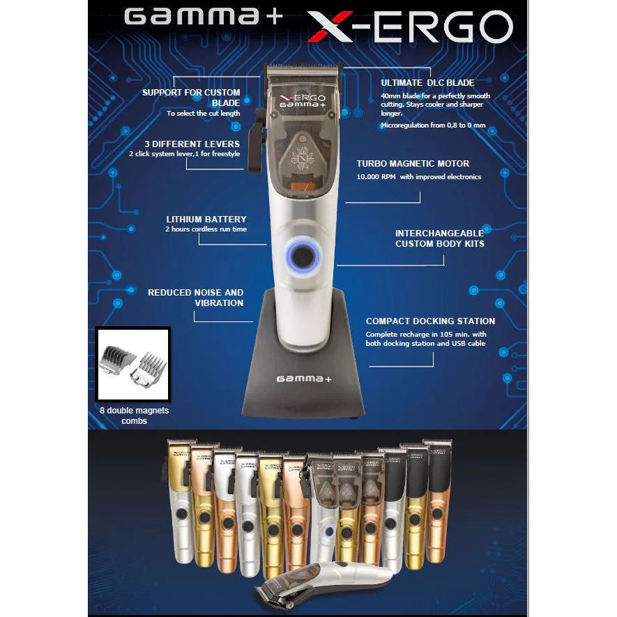 Gamma X-Ergo Clipper - MV hair and beauty