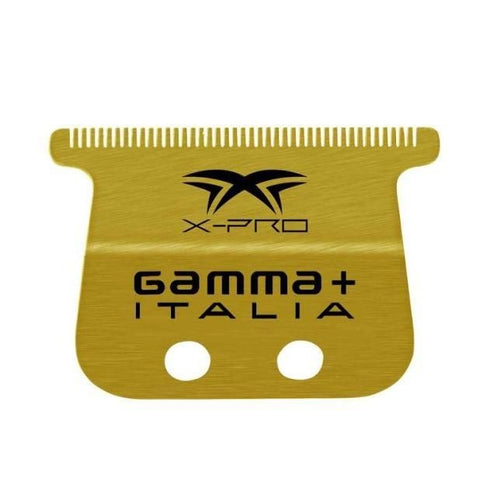 Gamma+ X-Pro Wide Gold Titanium Fixed Trimmer Blade - MV hair and beauty