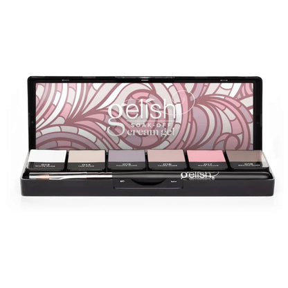 Gelish Cream Gel Solid Cream Gel Polish Palette Put it in Neutral - MV hair and beauty