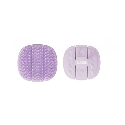 Glacier Contour Scalp Brush (Purple) - MV hair and beauty