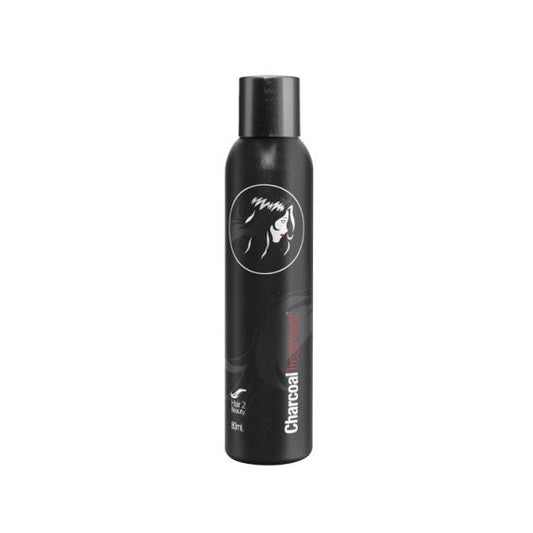 H2B Charcoal Treatment 80ml black bottle front view