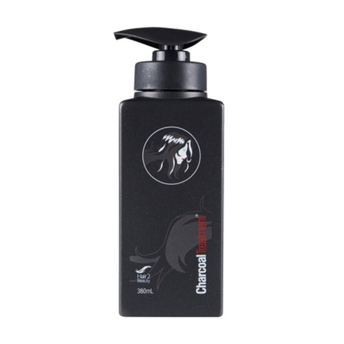 7-Piece Hair 2 Beauty Charcoal Care Pack Charcoal Treatment bottle for hair care.