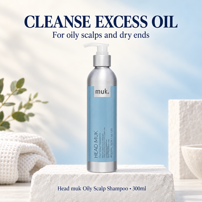 Head muk Oily Scalp Shampoo300ml – cleanses excess oil