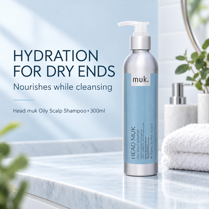 Head muk Oily Scalp Shampoo300ml – hydrates and nourishes dry ends