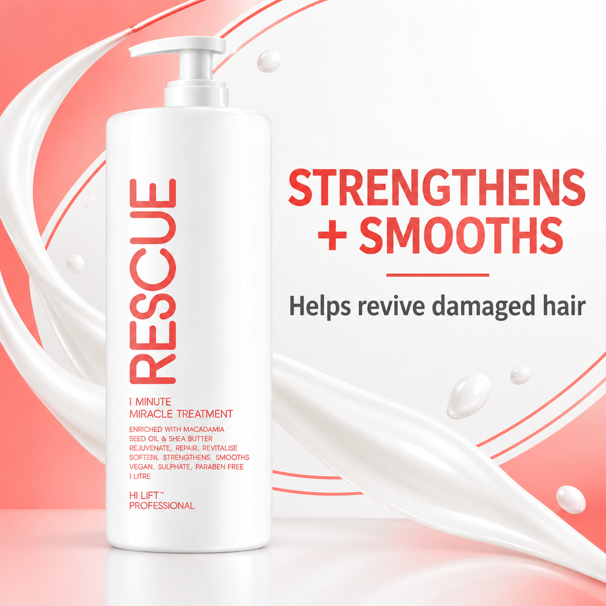 Hi Lift Rescue 1 Minute Deep Repair Treatment benefit image 2