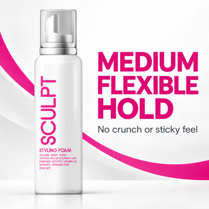 Hi Lift Sculpt Styling Foam 250g – Medium Flexible Hold