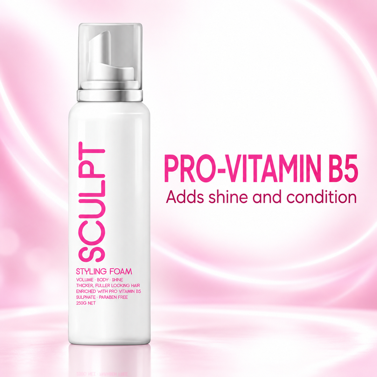 Hi Lift Sculpt Styling Foam 250g – Pro-Vitamin B5