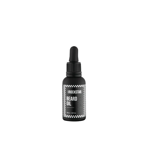Instant Rockstar Beard Oil 25ml black dropper bottle