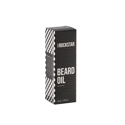 Instant Rockstar Beard Oil 25ml boxed packaging