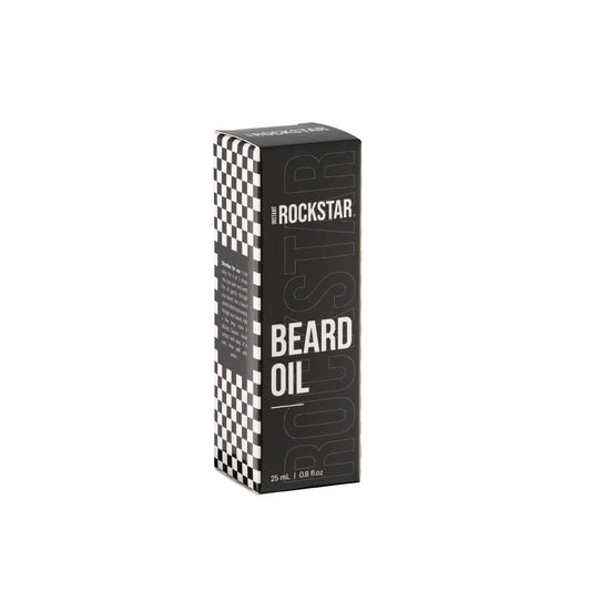 Instant Rockstar Beard Oil 25ml boxed packaging