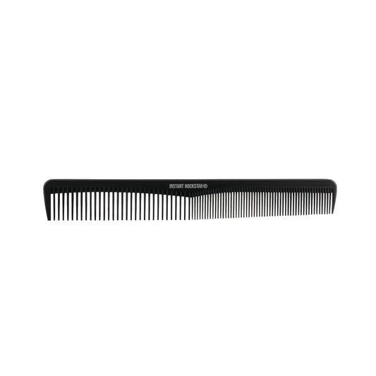 Instant Rockstar Dulex black cutting comb with fine and wide teeth