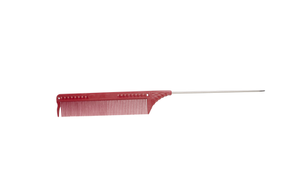 JRL Pin Tail Comb 8.8 inch red J102