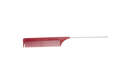 JRL Pin Tail Comb 8.8 inch red J102