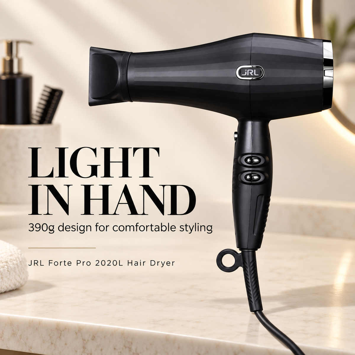 JRL 2020L Forte Pro Hair Dryer — LIGHT IN HAND