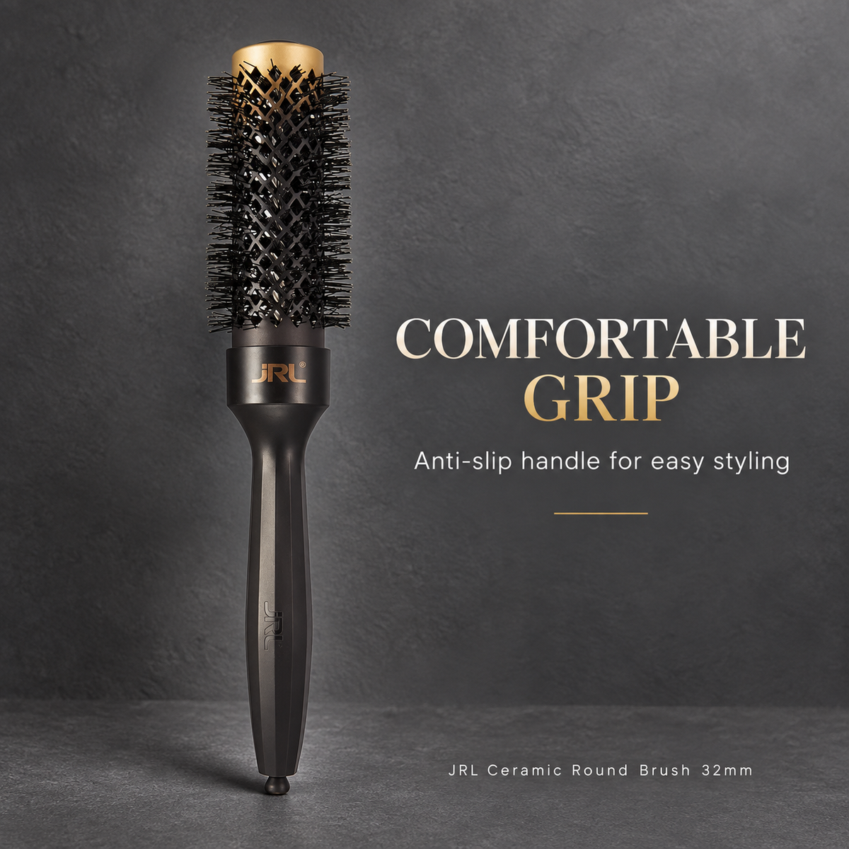 JRL Ceramic Round Brush 32mm — COMFORTABLE GRIP