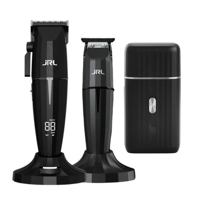 JRL Onyx 3-in-1 pack with 2020C-B clipper, 2020T-B trimmer and SH2301 shaver