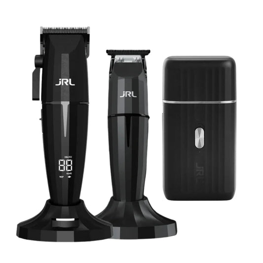 JRL Onyx 3-in-1 pack with 2020C-B clipper, 2020T-B trimmer and SH2301 shaver
