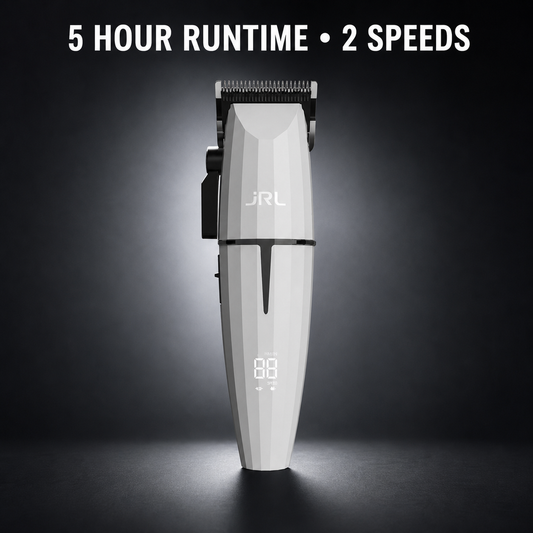 JRL Onyx Ghost White clipper - 5 hour runtime and 2 speeds