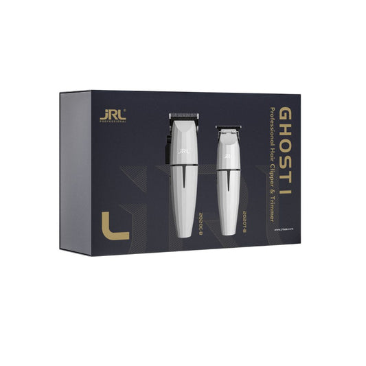 JRL Onyx White Ghost clipper and trimmer duo