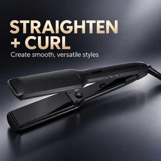 JRL Midnight Shine Straight and Curl Iron Wide, view 2