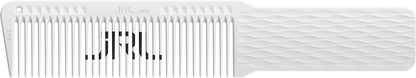 JRL Barber Blending Comb white J205 close-up
