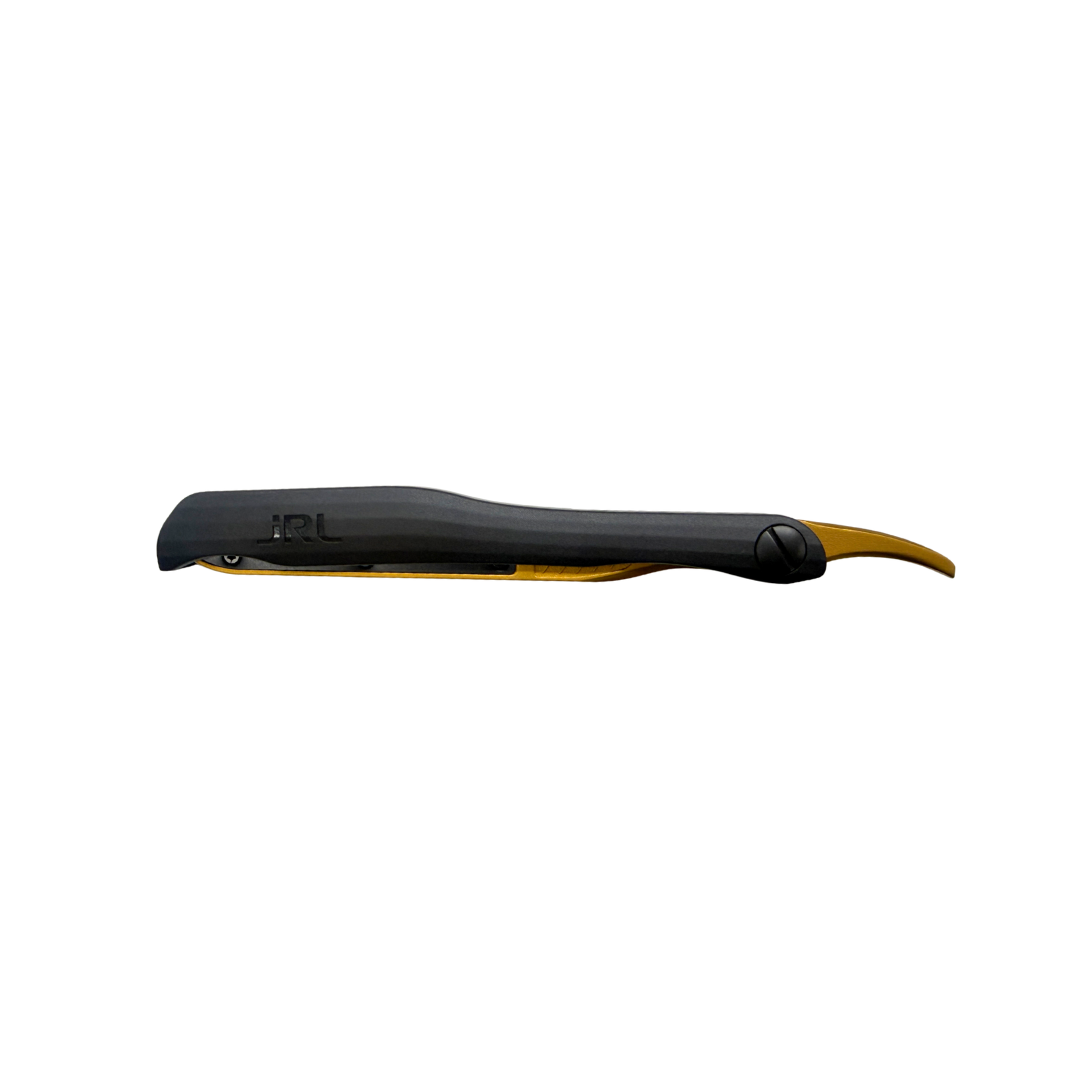JRL Texturising Razor Black & Gold folded