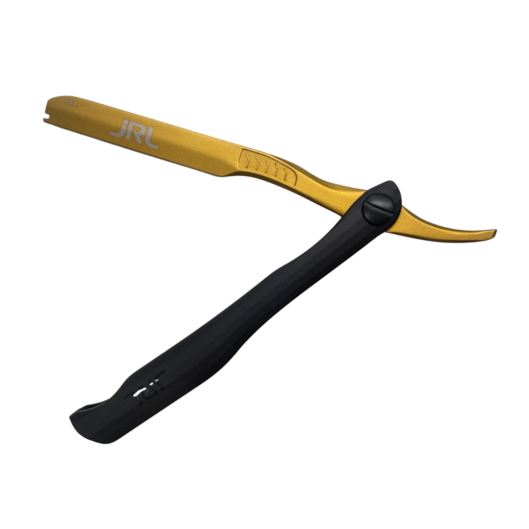 JRL Texturising Razor Black & Gold open