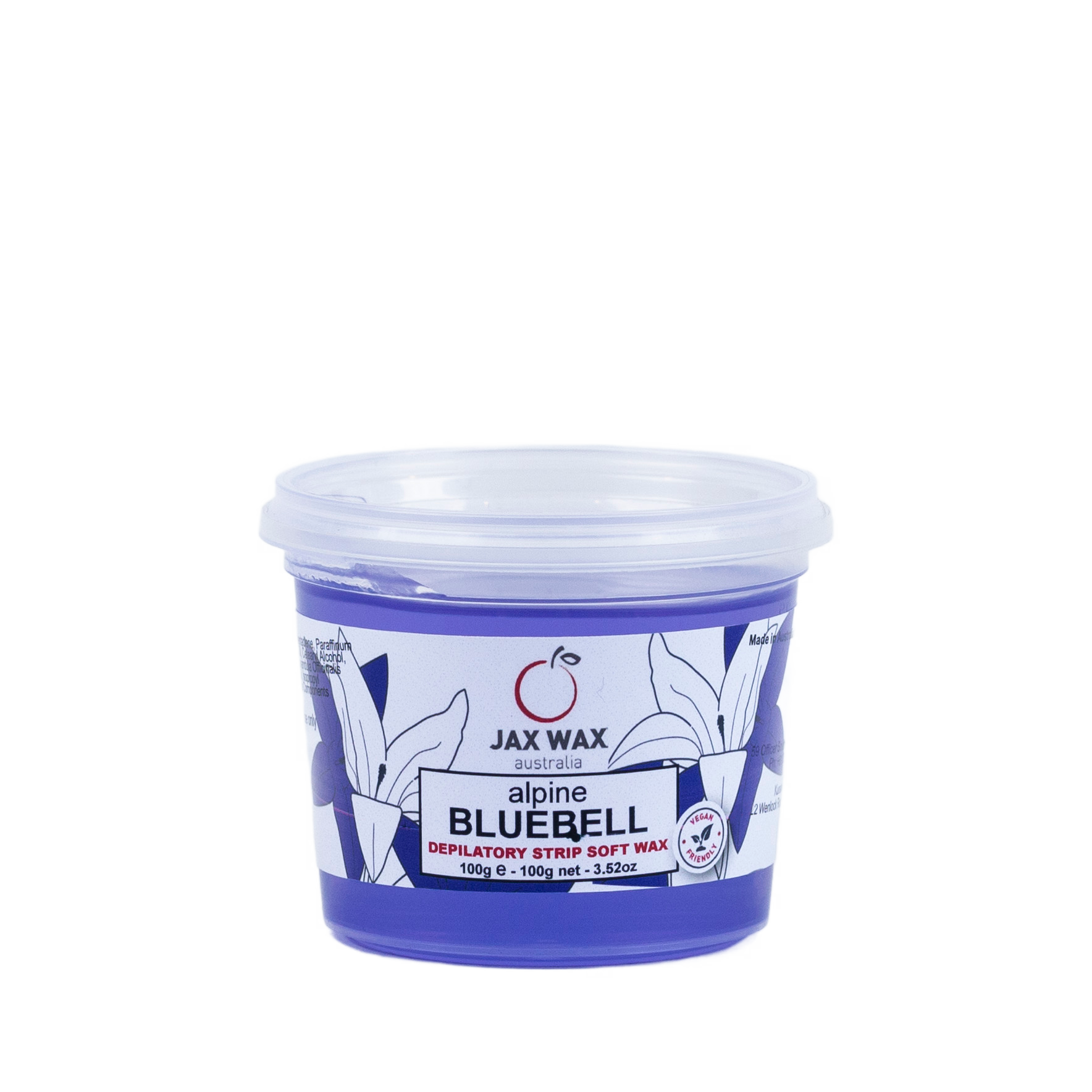 Jax Wax Alpine Bluebell Strip Wax Trial Tub 250ml - MV hair and beauty