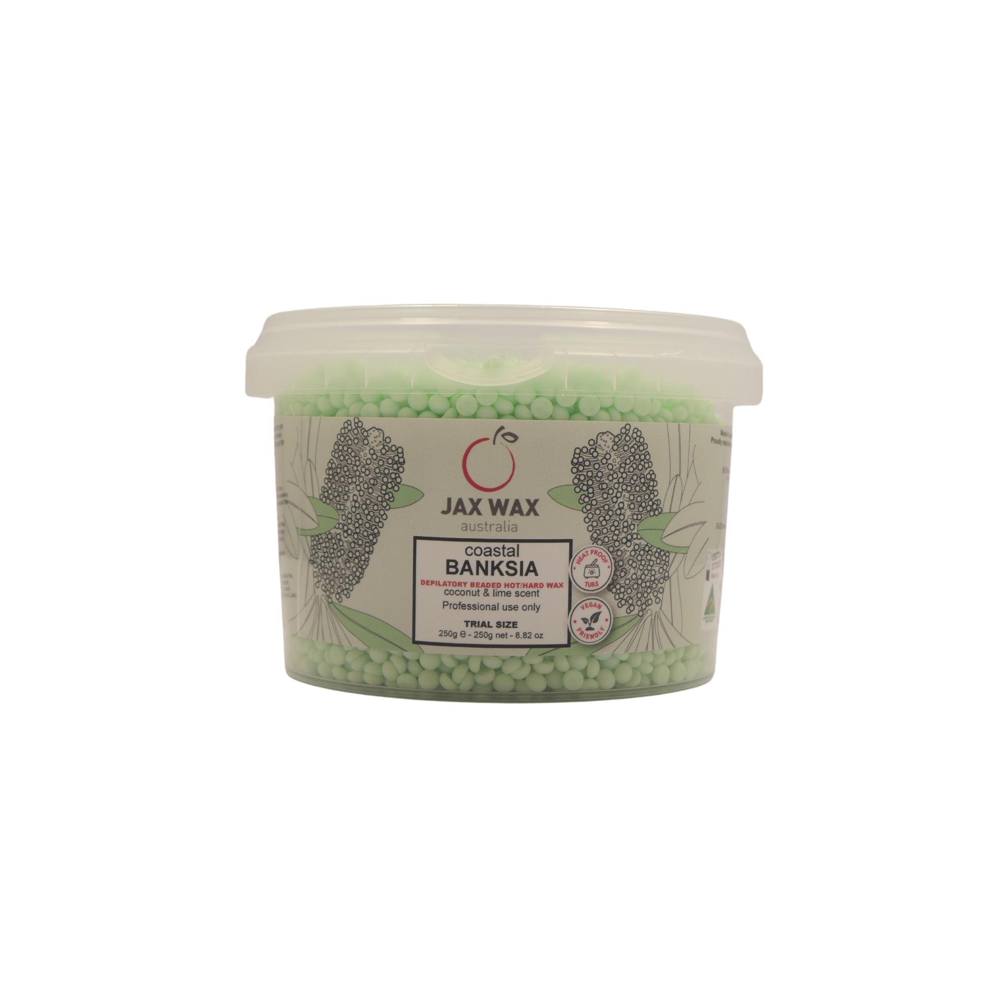 Jax Wax Coastal Banksia Beads Tub 250g - MV hair and beauty