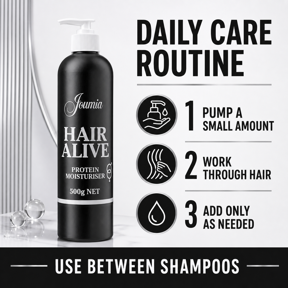 Joumia Hair Alive Protein Moisturiser 500g daily care routine