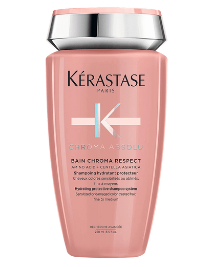 Kérastase Chroma Absolu Bain Chroma Respect 250ml shampoo bottle, front view