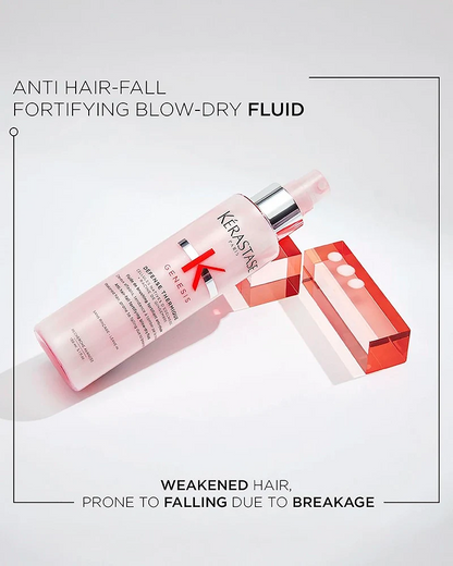 Kérastase Genesis Défense Thermique: anti hair-fall fortifying blow-dry fluid for weakened hair prone to breakage