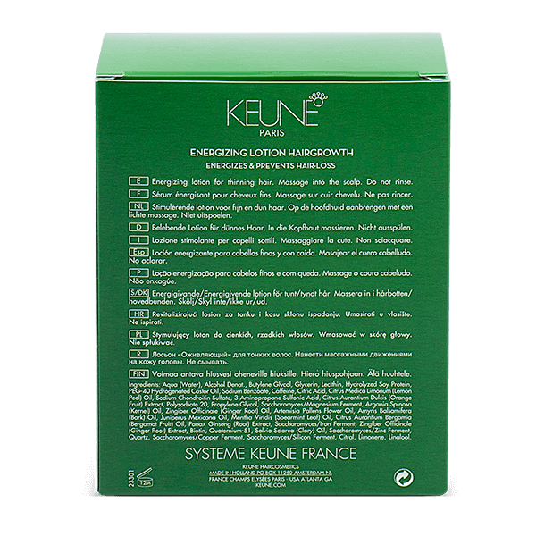 KEUNE NATURAL BALANCE ENERGIZING LOTION OIL 45ml