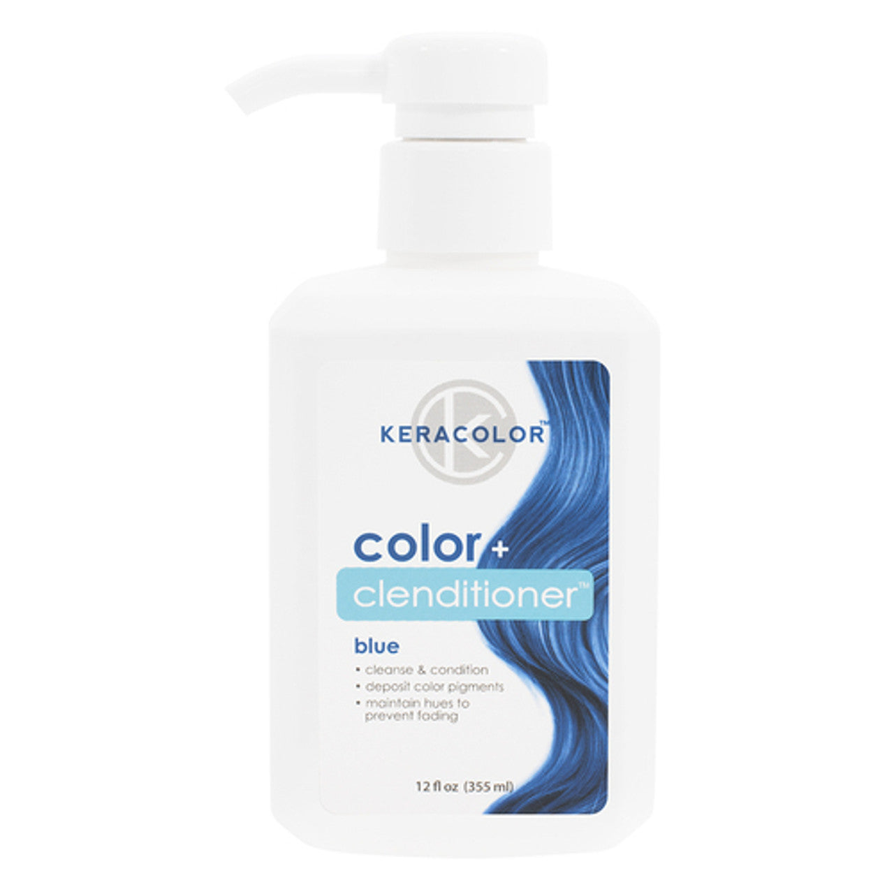 Keracolor Color Clenditioner Colour Shampoo Blue 355ml - MV hair and beauty