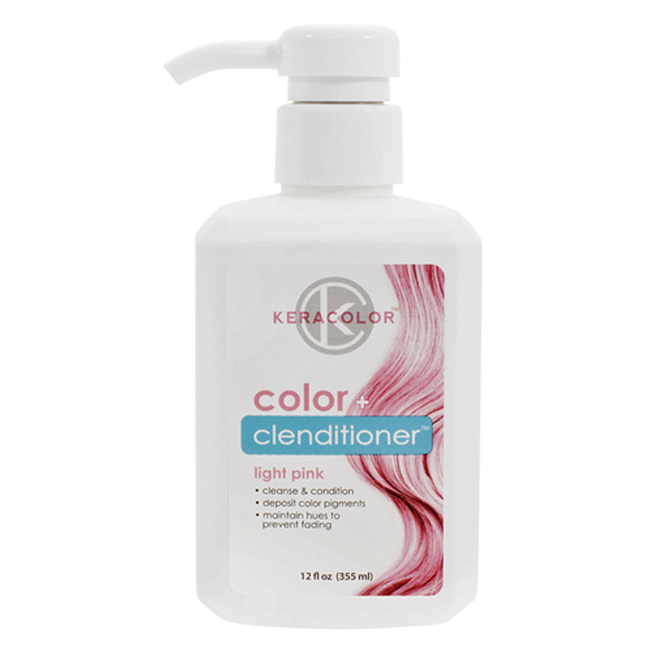 Keracolor Color Clenditioner Colour Shampoo Light Pink 355ml - MV hair and beauty