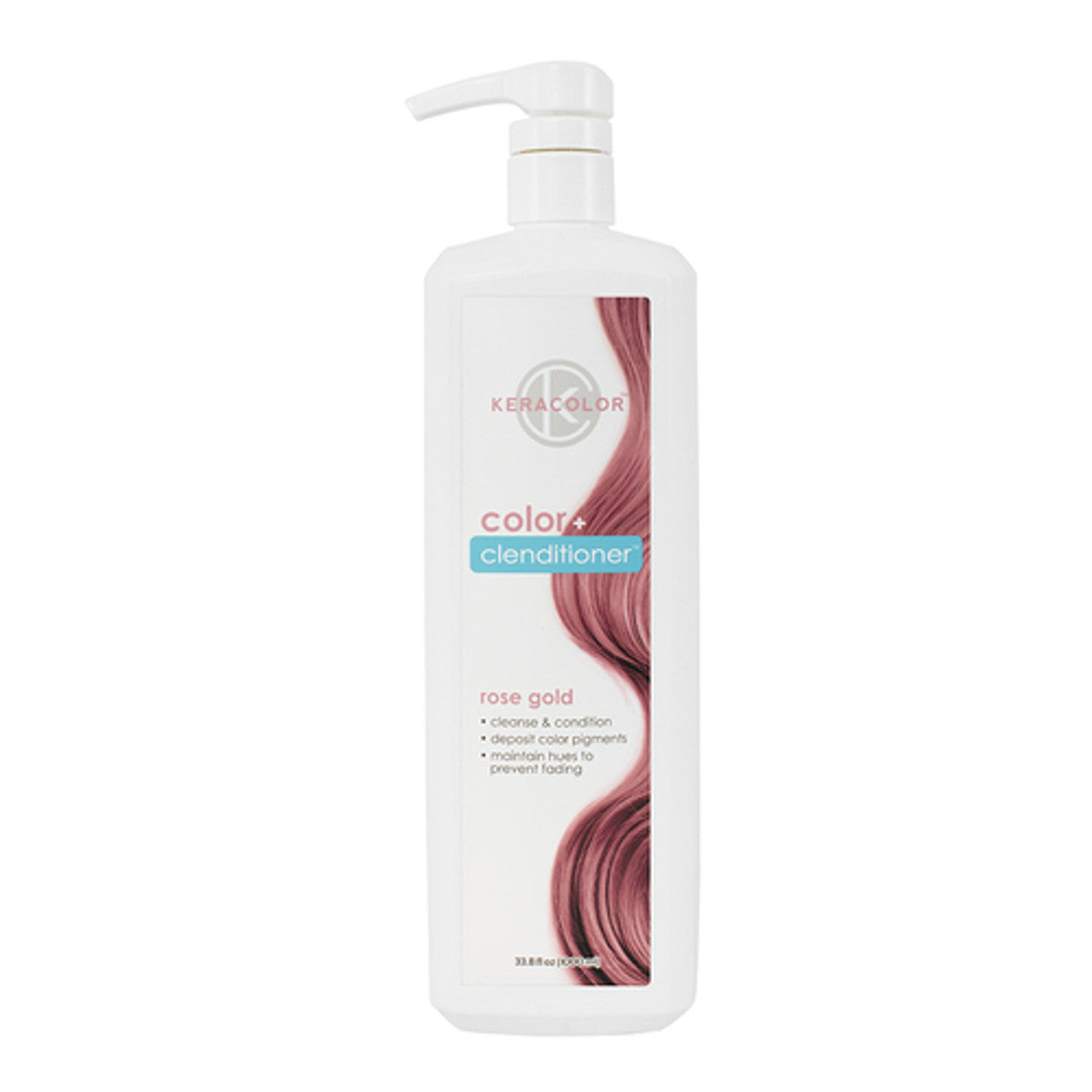 Keracolor Color Clenditioner Colour Shampoo Rose Gold 1000ml - MV hair and beauty