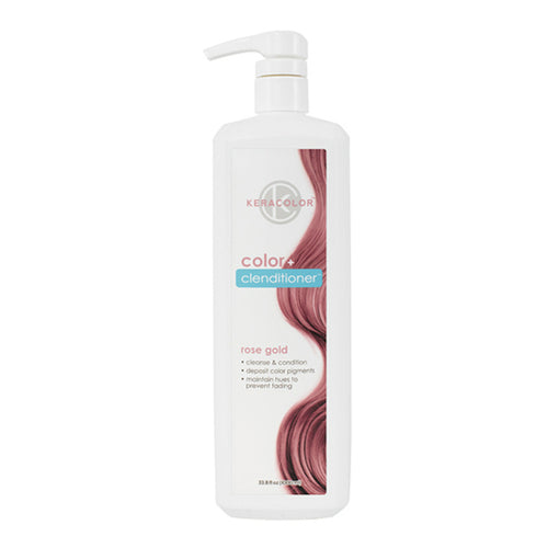 Keracolor Color Clenditioner Colour Shampoo Rose Gold 1000ml - MV hair and beauty