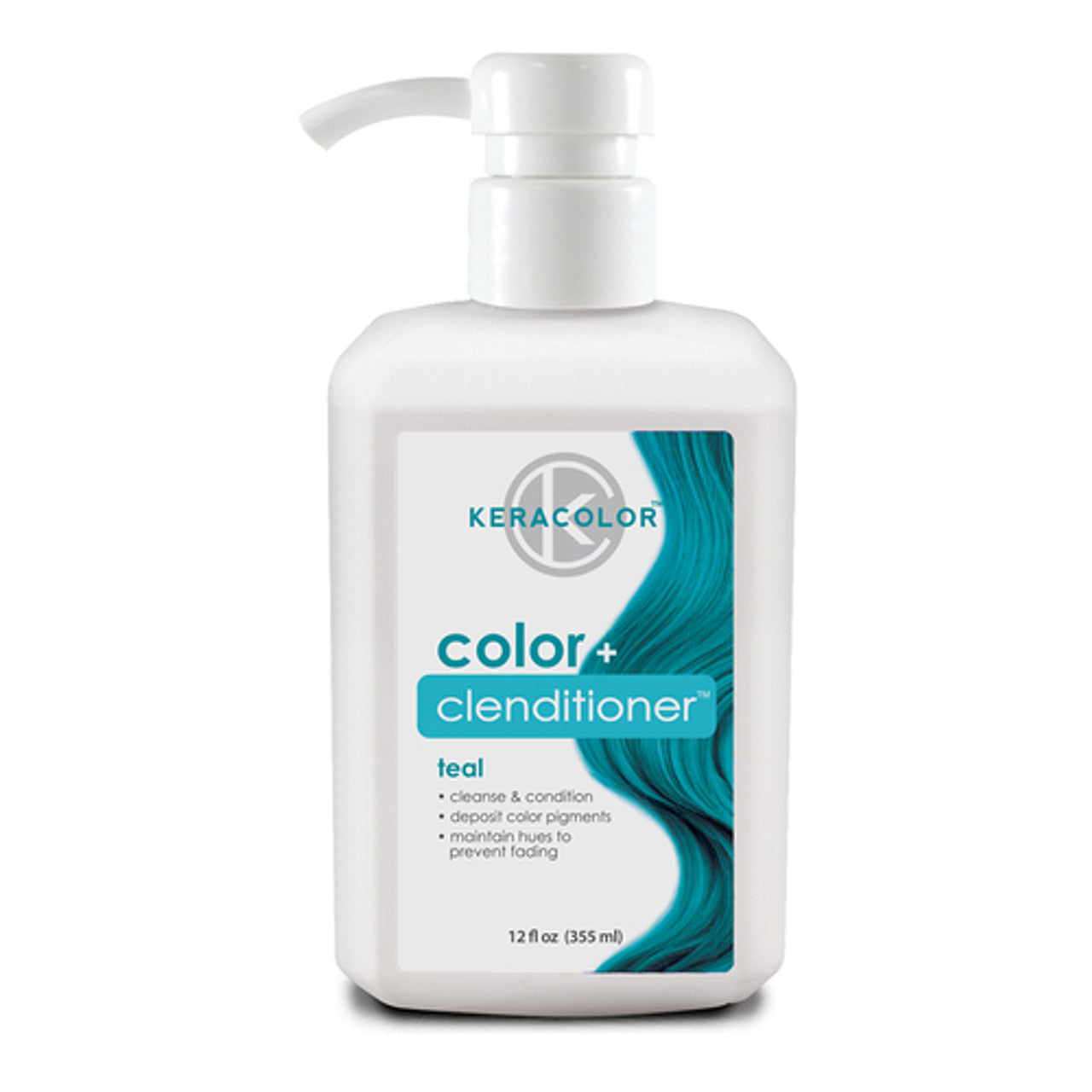 Keracolor Color Clenditioner Colour Shampoo Teal 355ml - MV hair and beauty