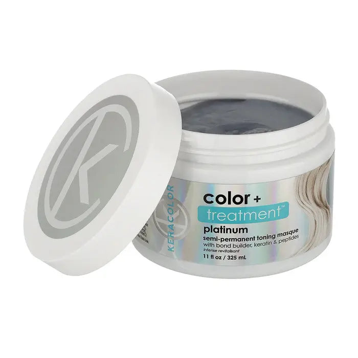 Keracolor Color Treatment Semi-Permanent Colour Hair Masque 325ml - Platinum - MV hair and beauty