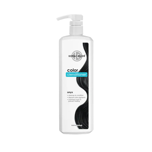 Keracolor Colour + Clenditioner 1000ml - Onyx - MV hair and beauty