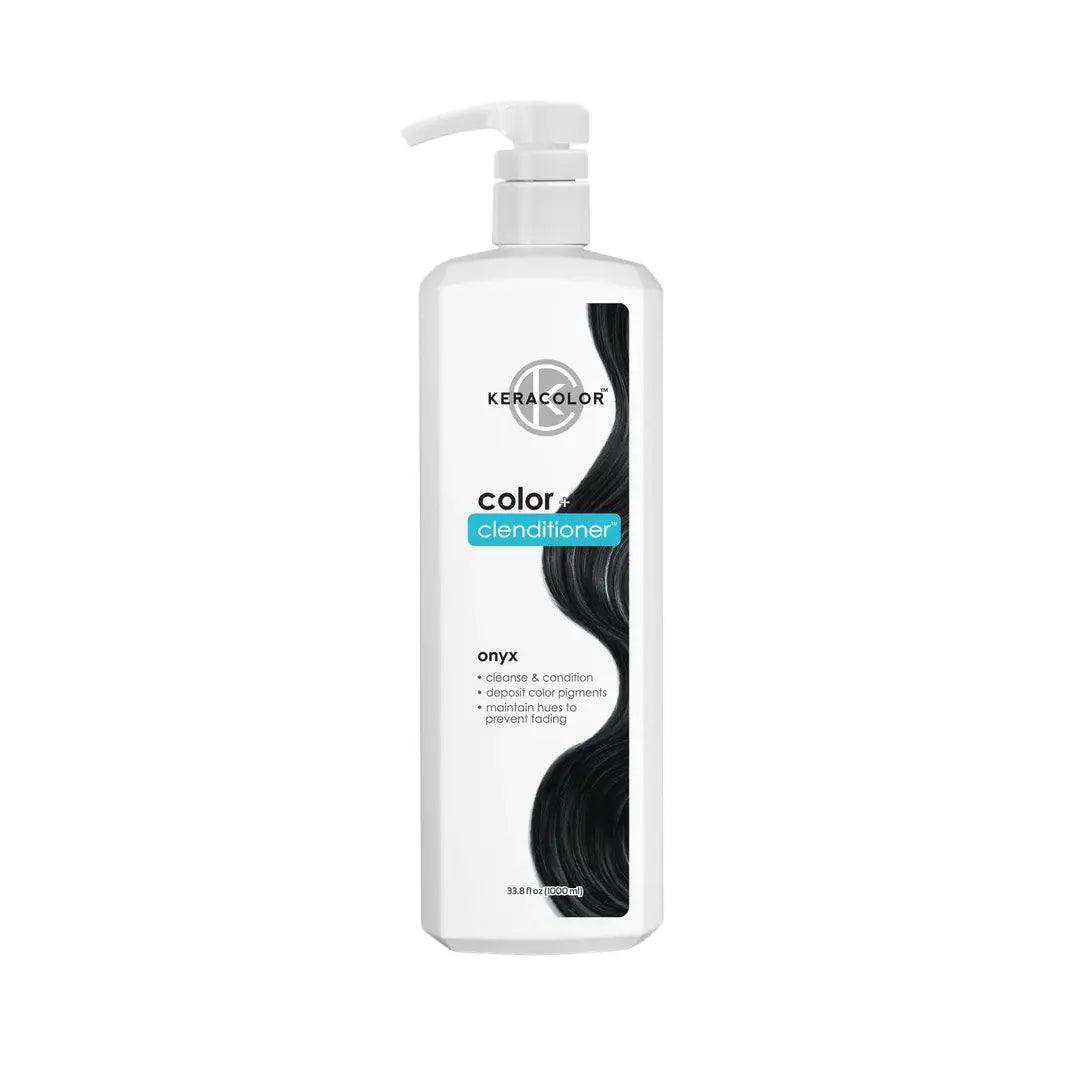 Keracolor Colour + Clenditioner 1000ml - Onyx - MV hair and beauty