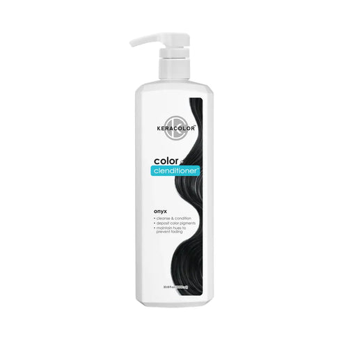 Keracolor Colour + Clenditioner 1000ml - Onyx - MV hair and beauty