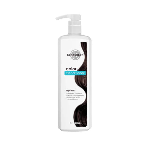 Keracolor Color + Clenditioner Espresso colour shampoo 1000ml bottle