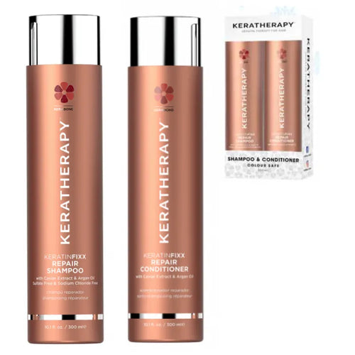 Keratherapy Duo Repair Shampoo and Conditioner 300ml - MV hair and beauty