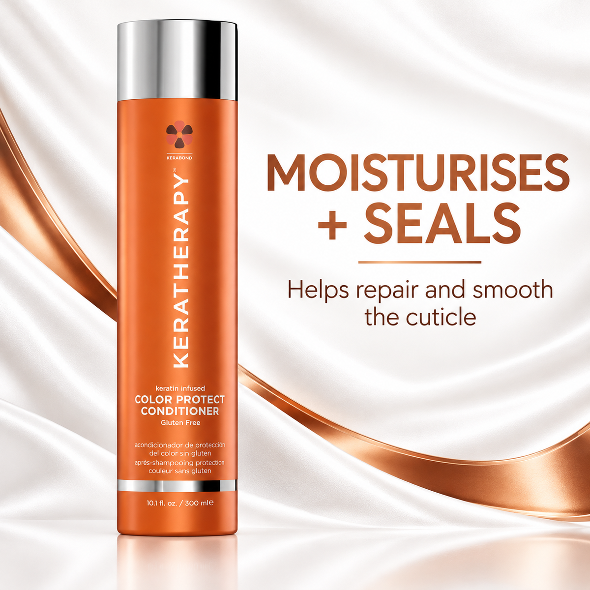 Keratherapy Keratin Infused Colour Protect Conditioner 300ml – Moisturises + Seals