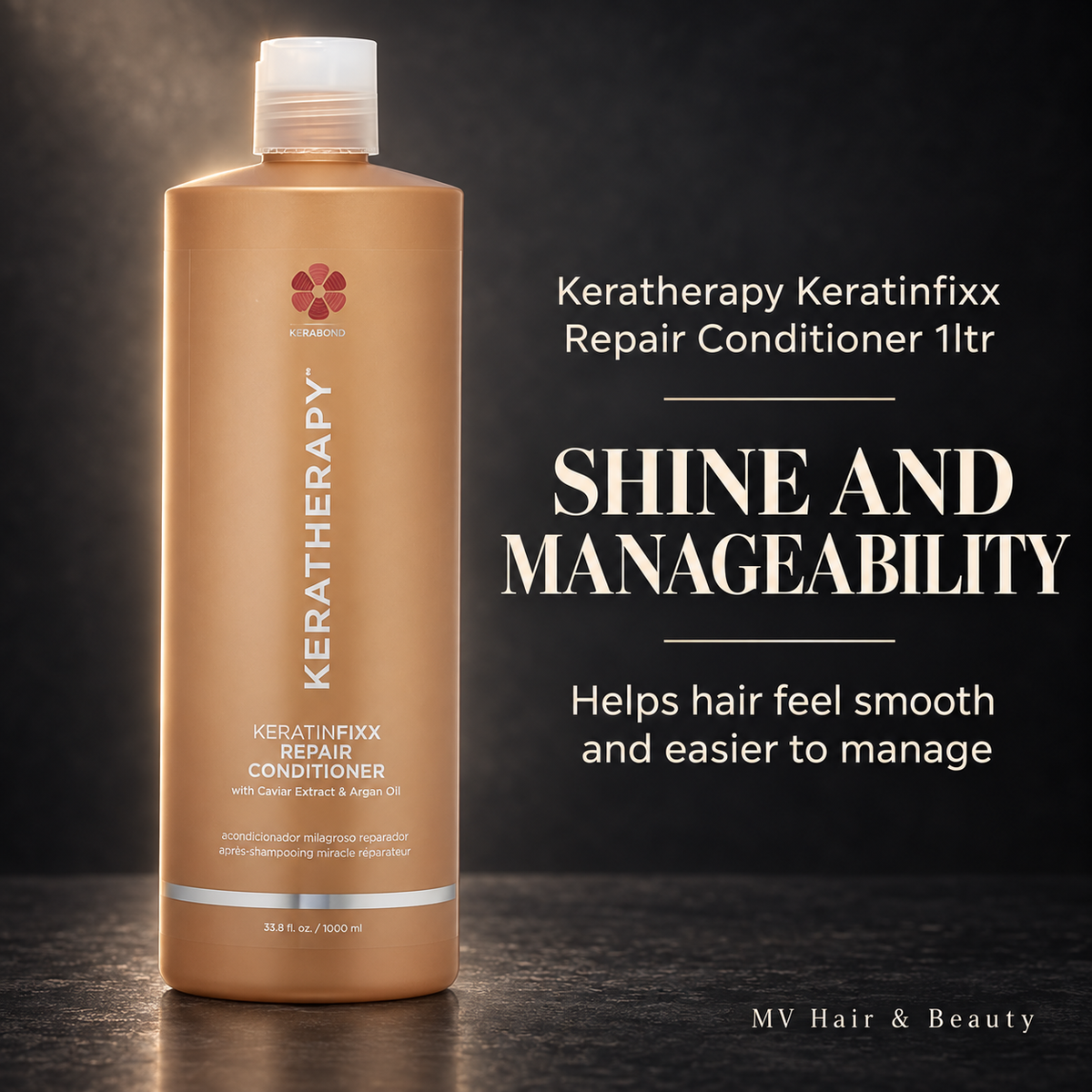 Keratherapy Keratinfixx Repair Conditioner 1ltr — SHINE AND MANAGEABILITY