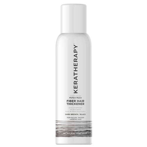 Keratherapy Perfect Match Fiber Hair Thickener in Dark Brown and Black