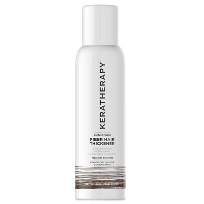 Keratherapy Perfect Match Fiber Hair Thickener in Medium Brown