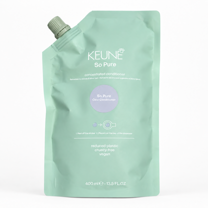 Keune So Pure Cool Conditioner 400ml refill pouch